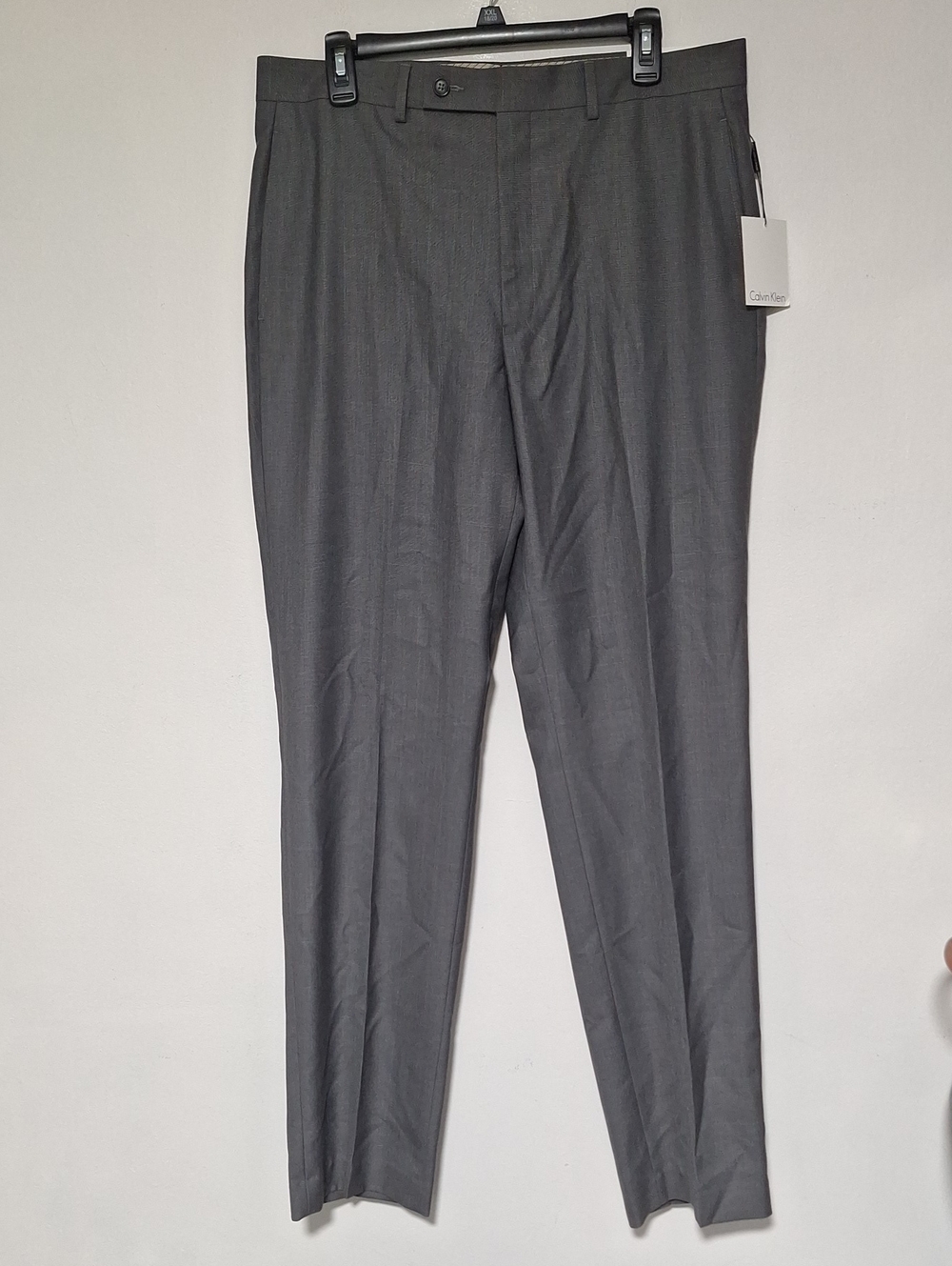 Calvin Klein Men's Gray Dress Pants Office